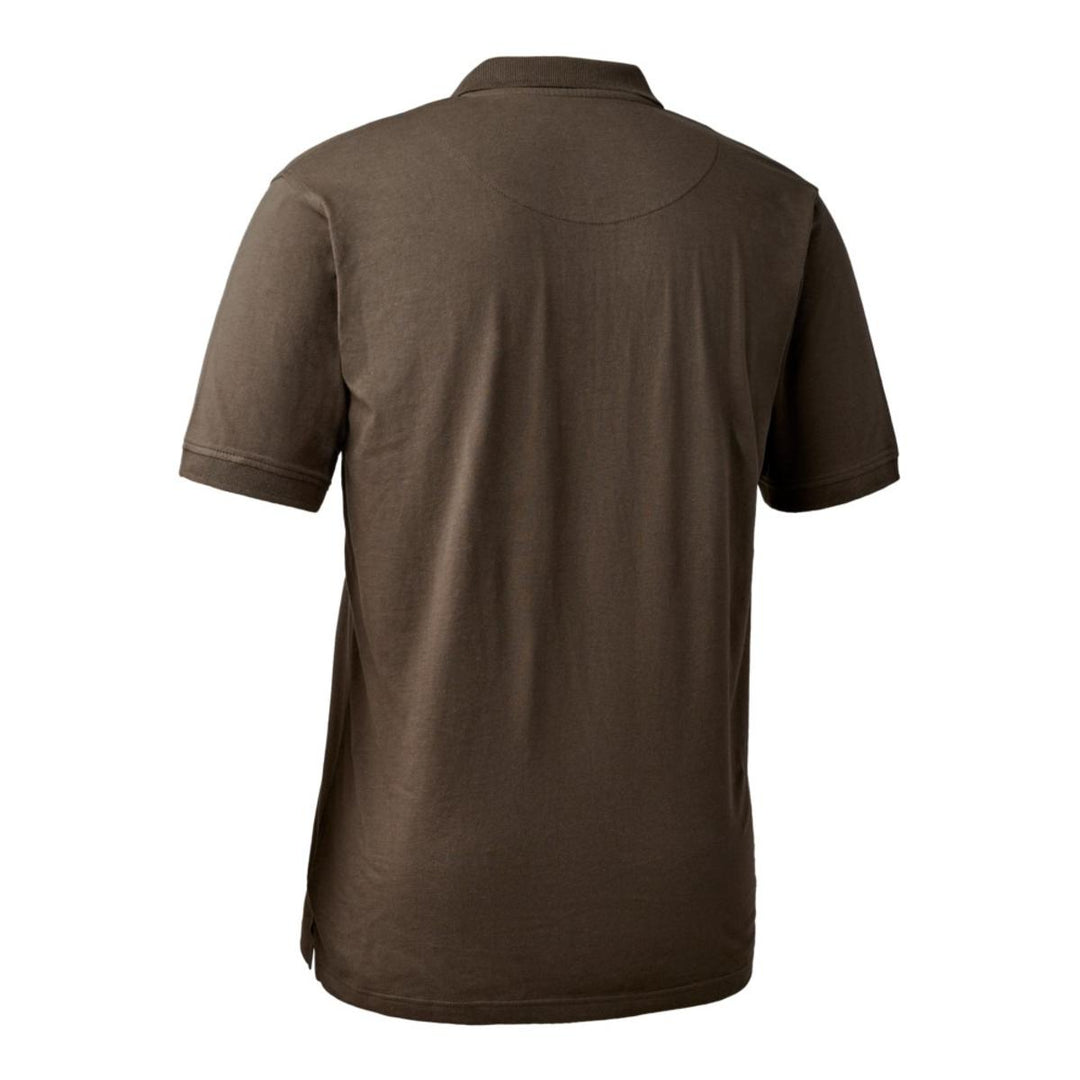 Deerhunter Christian Polo Shirt - Brown Leaf