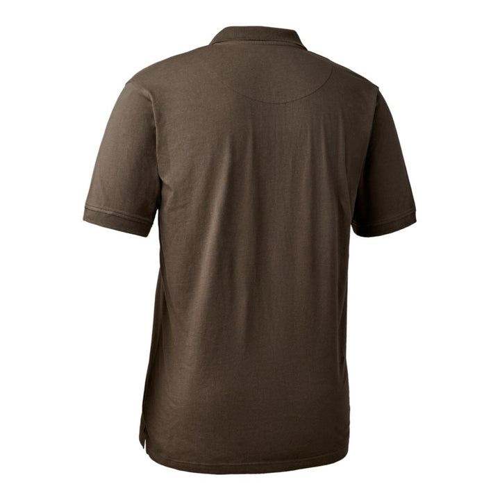 Deerhunter Christian Polo Shirt - Brown Leaf