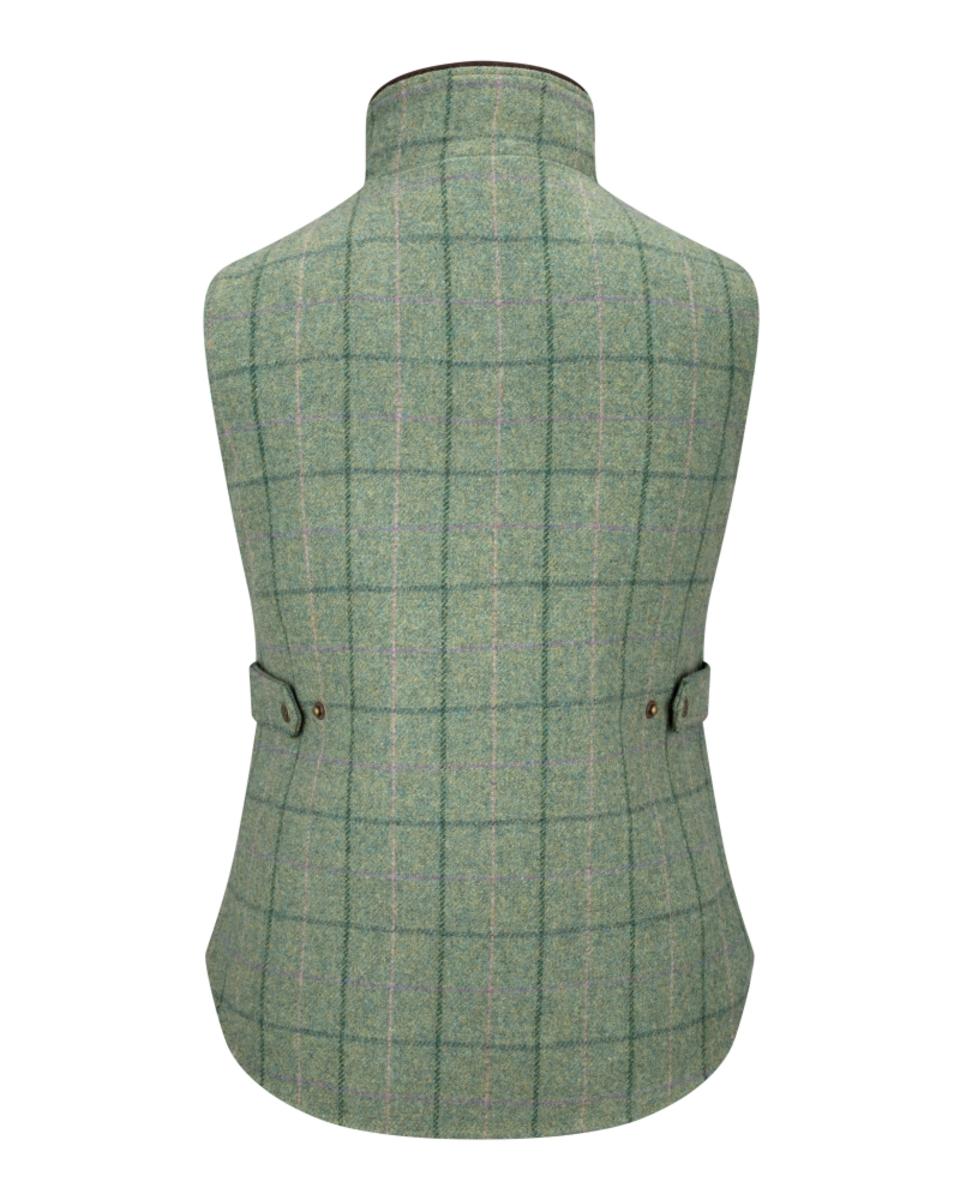 Hoggs of Fife Roslin Technical Tweed Waistcoat Spring Bracken
