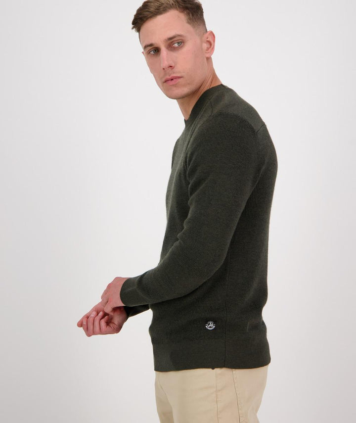 Swanndri Otahu River Crew Neck Merino Forest