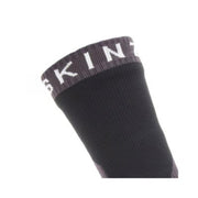 Sealskinz Stanfield Waterproof Extreme Cold Weather Mid Length Sock Black/Grey/White Unisex SOCK
