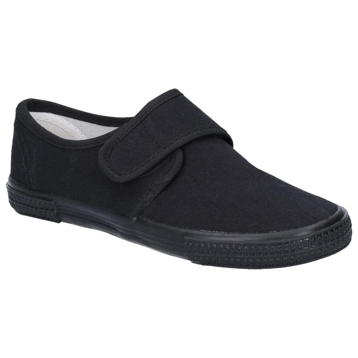 Mirak Childrens Plimsolls Touch Fastening Black