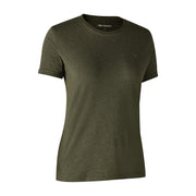 Deerhunter Ladies Basic 2-pack T-shirt Adventure Green Melange