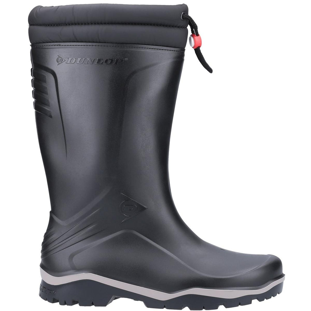 Dunlop Blizzard Plain Rubber Wellington Black