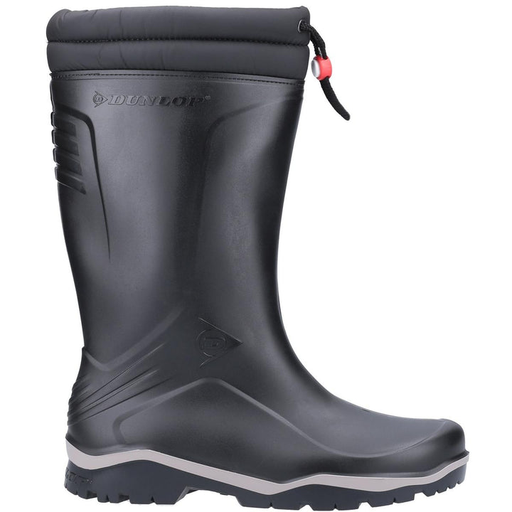 Dunlop Blizzard Plain Rubber Wellington Black