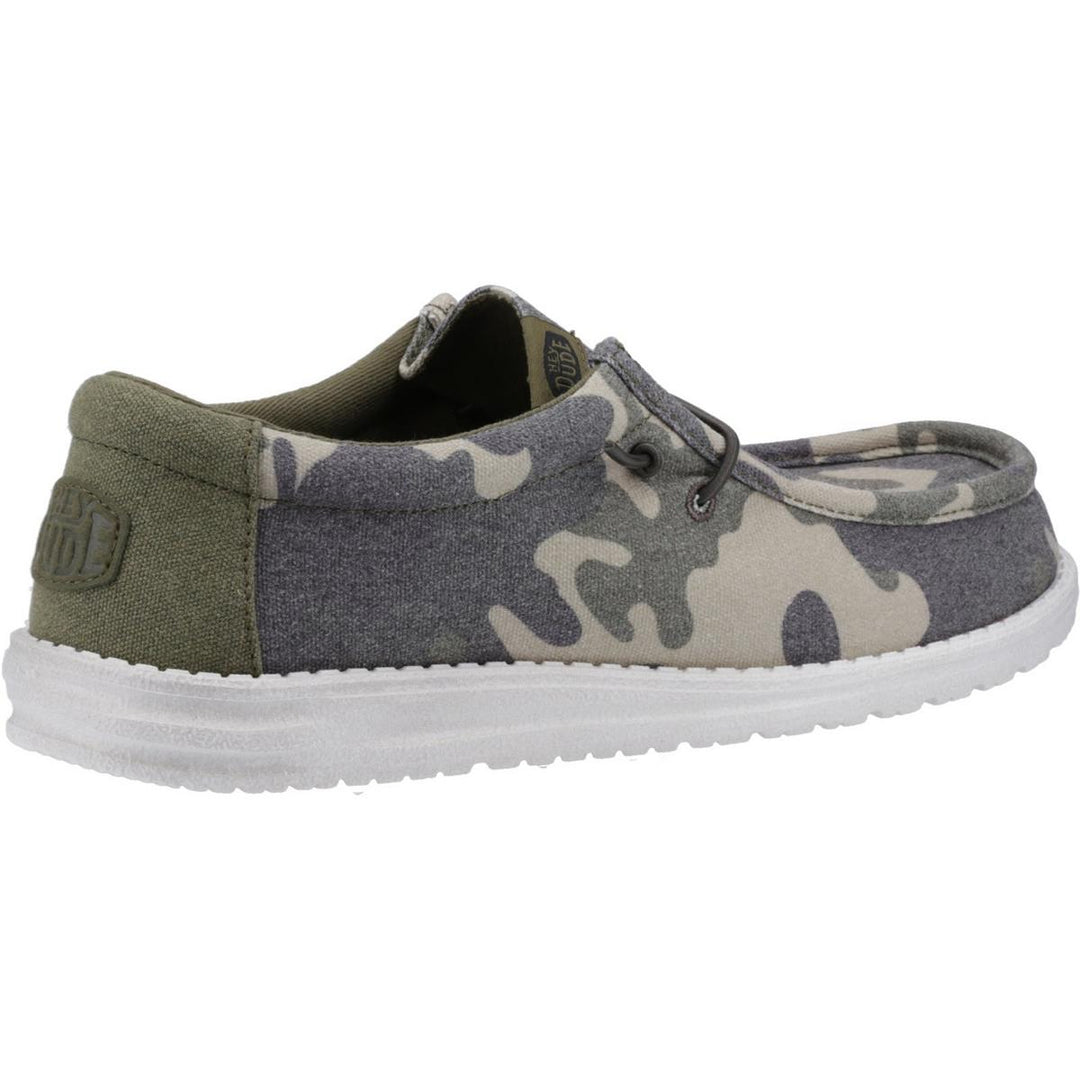 HEYDUDE Wally Washed Camo Shoe Camo