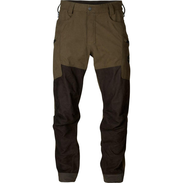 Harkila Driven Hunt HWS leather trousers - Willow green/Shadow brown