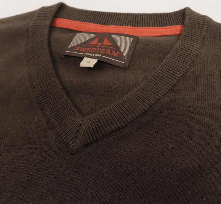 SwedTeam Crest V-Neck Jumper