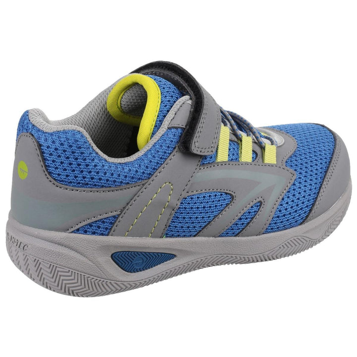 Hi-Tec Thunder Trainer Grey/ Colbalt/ Limoncello