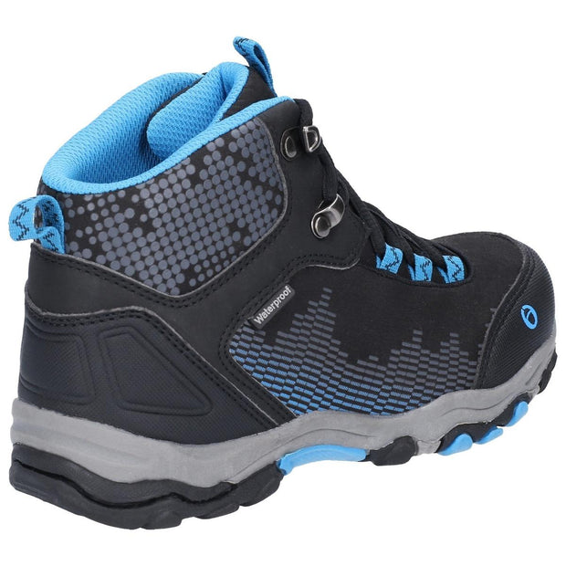 Cotswold Ducklington Lace Up Hiking Waterproof Boot Black/Blue