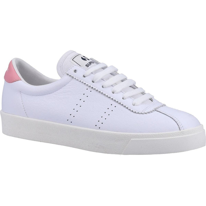 Superga 2843 CLUB S COMFORT Leather Trainer White/Pink