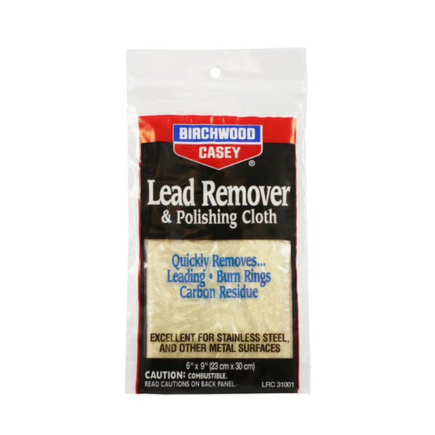 Birchwood Casey Lead Remover and Polishing Cloth 6" x 9"