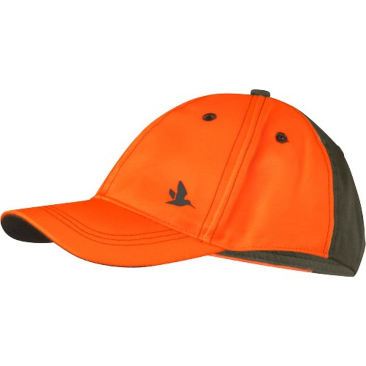 Seeland Venture cap Pine green/Hi-Vis orange