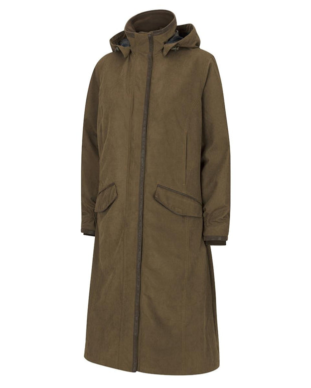 Hoggs of Fife Struther Ladies Long Riding Coat -Sage