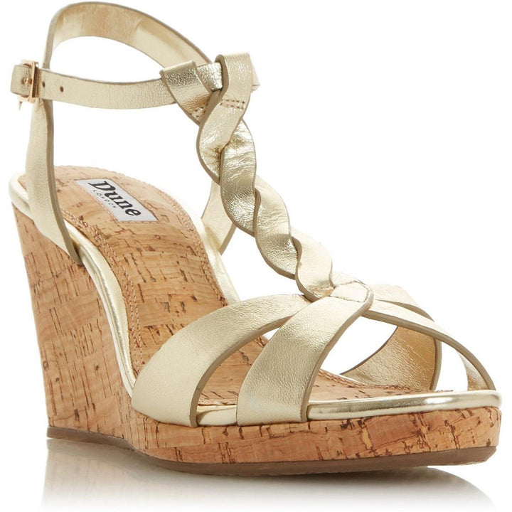 Dune Koala Sandals Gold
