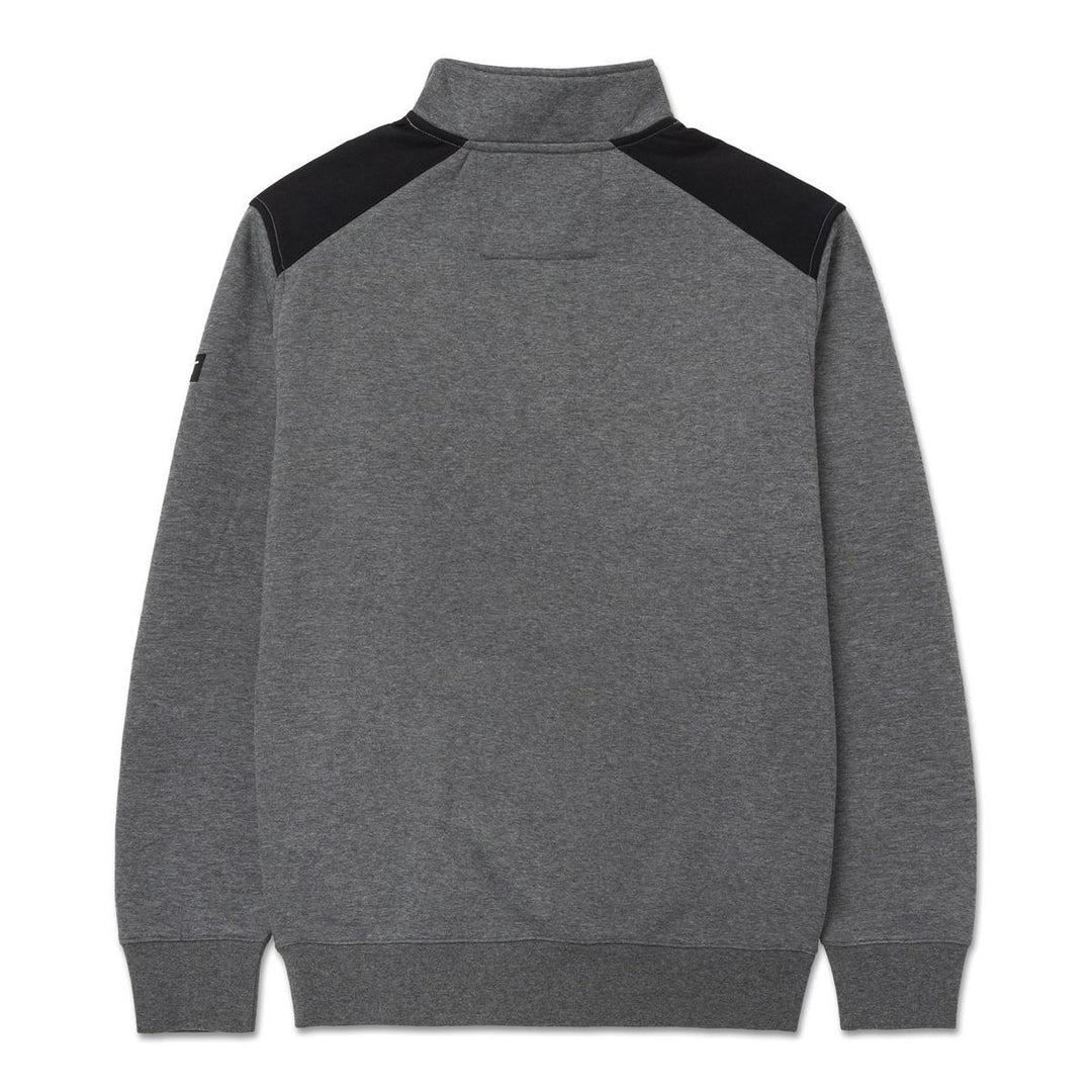 Caterpillar Essential 1/4 Zip Sweatshirt Dark Heather
