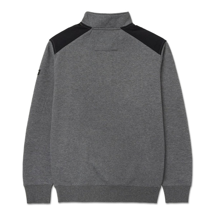Caterpillar Essential 1/4 Zip Sweatshirt Dark Heather