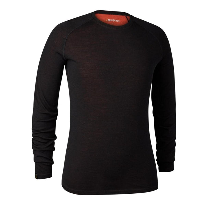 Deerhunter Quinn Merino Undershirt Black Oak