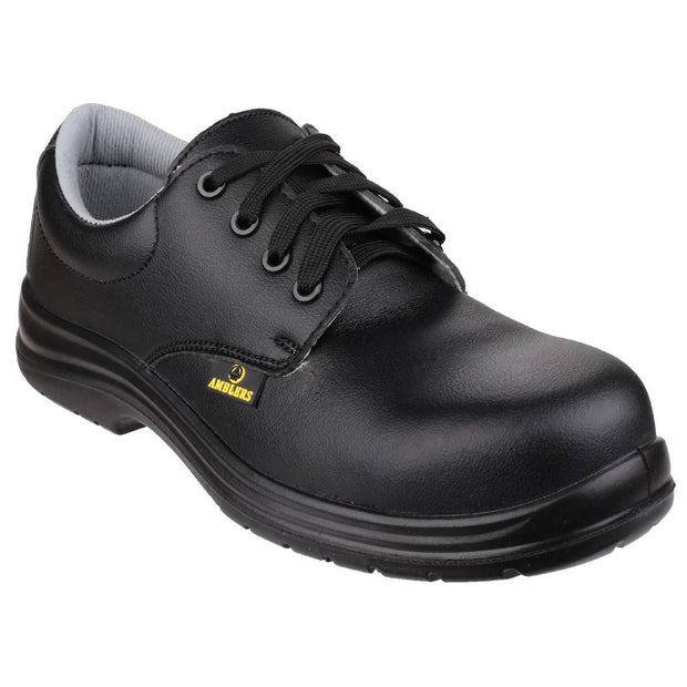 Amblers Safety FS662 Metal Free Water Resistant Lace up Safety Shoe Black