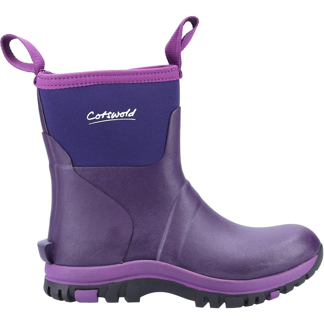 Cotswold Blaze Neoprene Wellington Purple